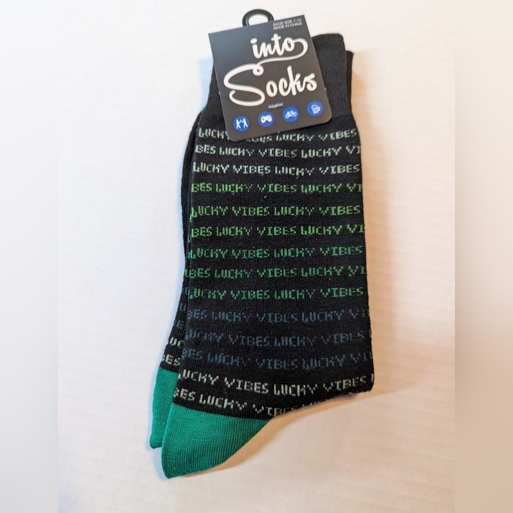 Into Socks Lucky Vibes Novelty Socks BNWT